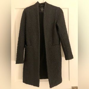 Dynamite unlined open teddy coat - S